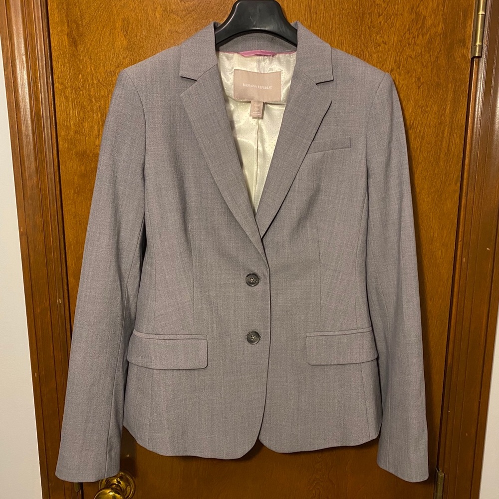 Banana Republic Grey Blazer